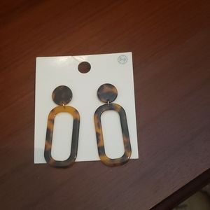 Forever 21 tortoise shell earrings